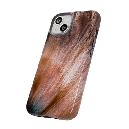 Light Brown Ink Art iPhone Case (Protective) Phone Case