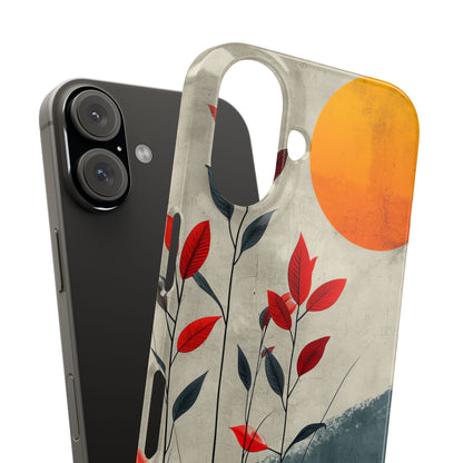 Gray Sunscape - Slim iPhone 16 Phone Case