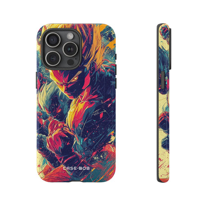 Yellow Fury iPhone 15 Pro Max Case - Tough