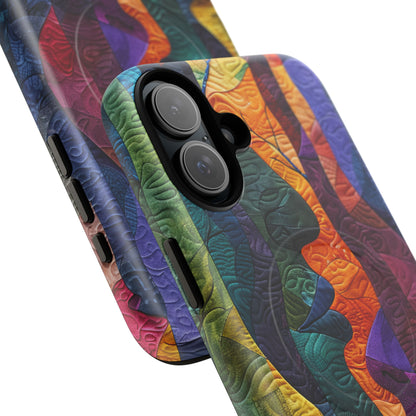 Harmonized Faces and Nature Fusion iPhone 16 | Tough+ Phone Case