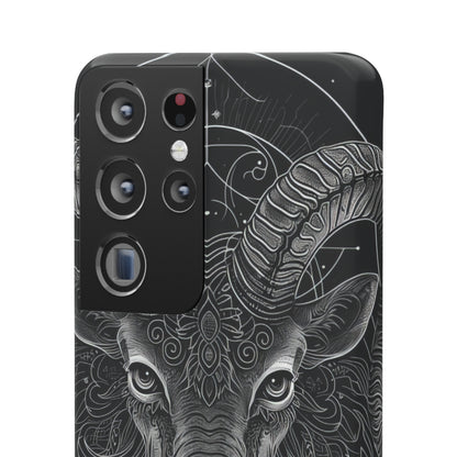 Mystic Ram Mandala | Slim Phone Case for Samsung