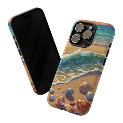 Seashells Kiss Shore - iPhone Case