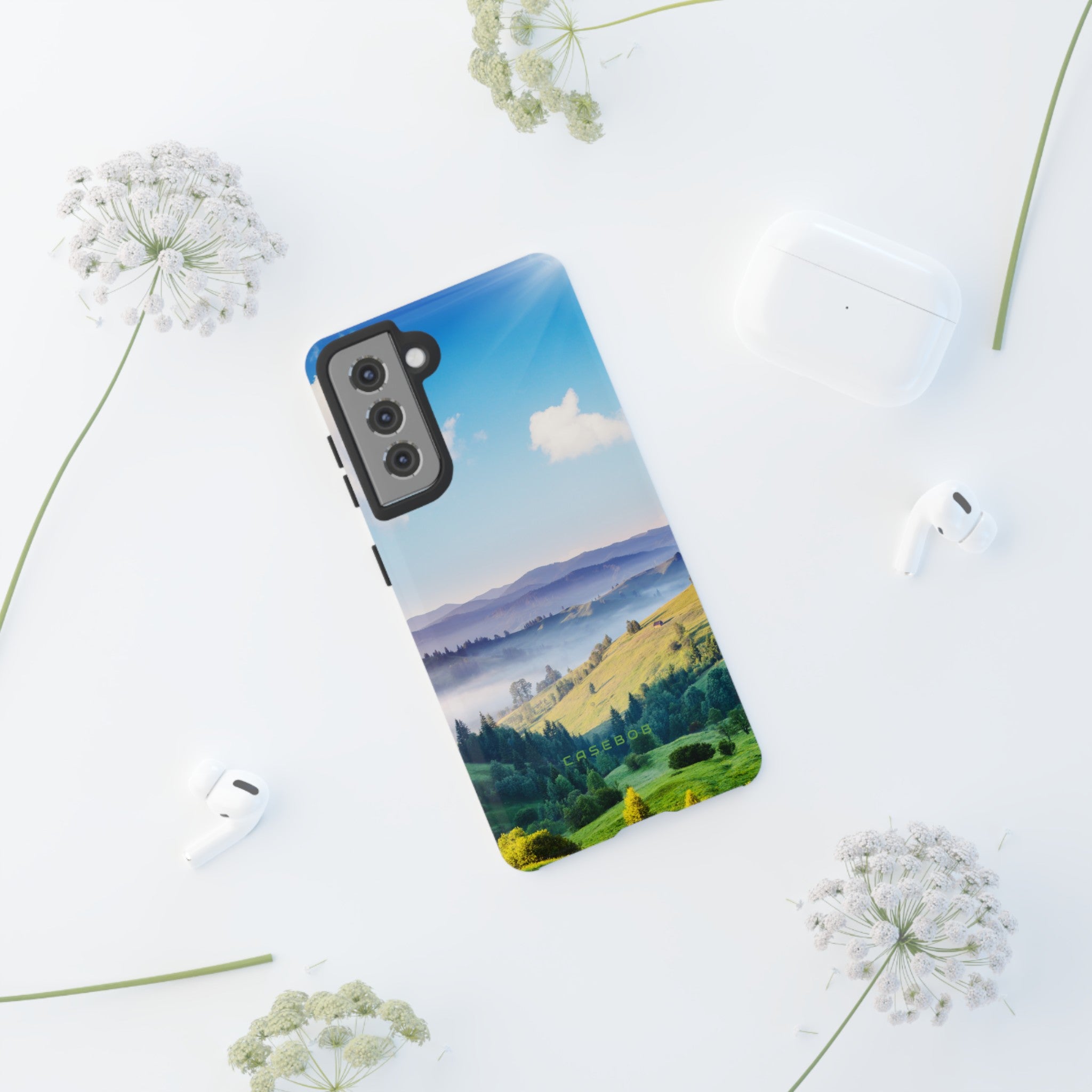 Mountain Sunny Day - Protective Phone Case