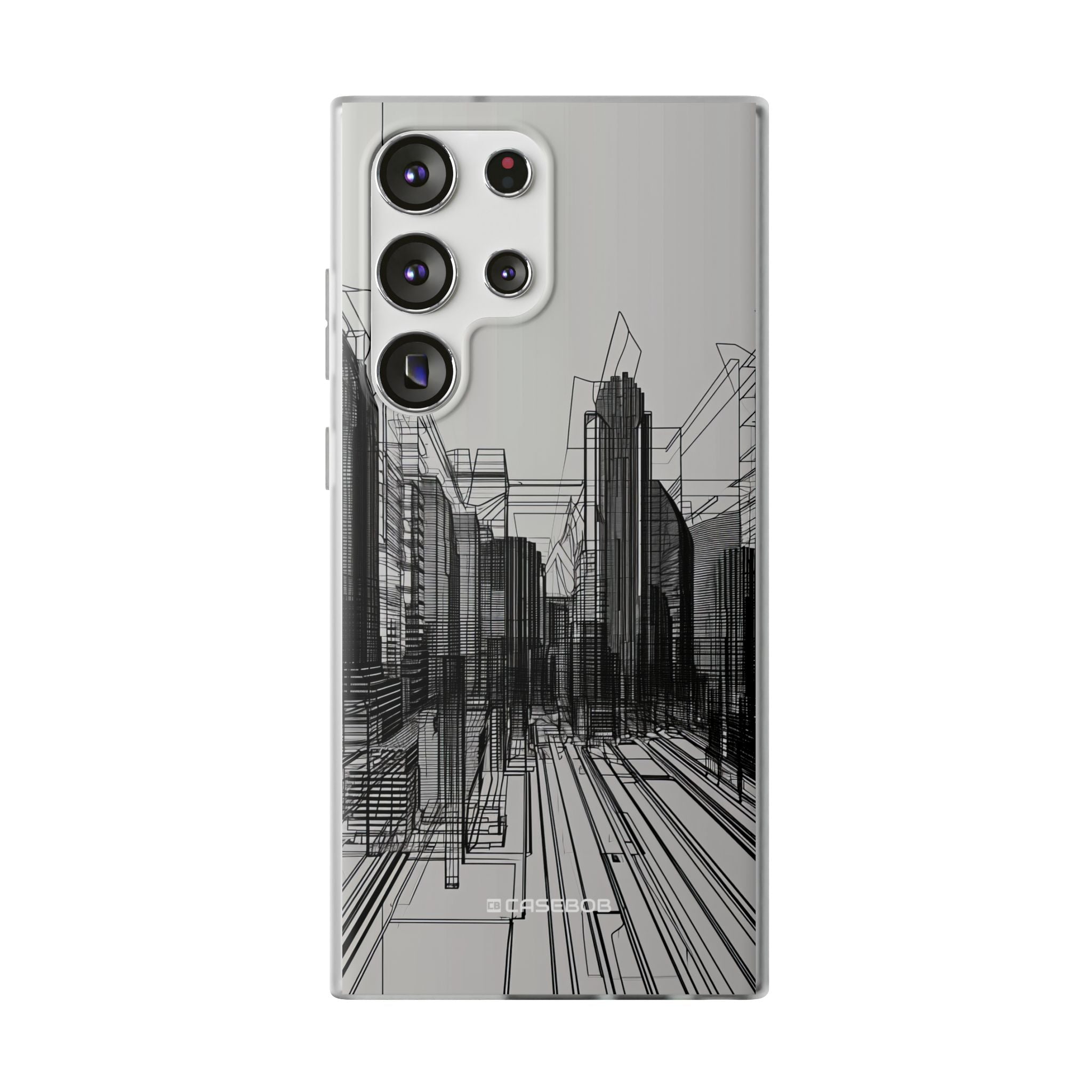 Urban Wireframe | Flexible Phone Case for Samsung Galaxy