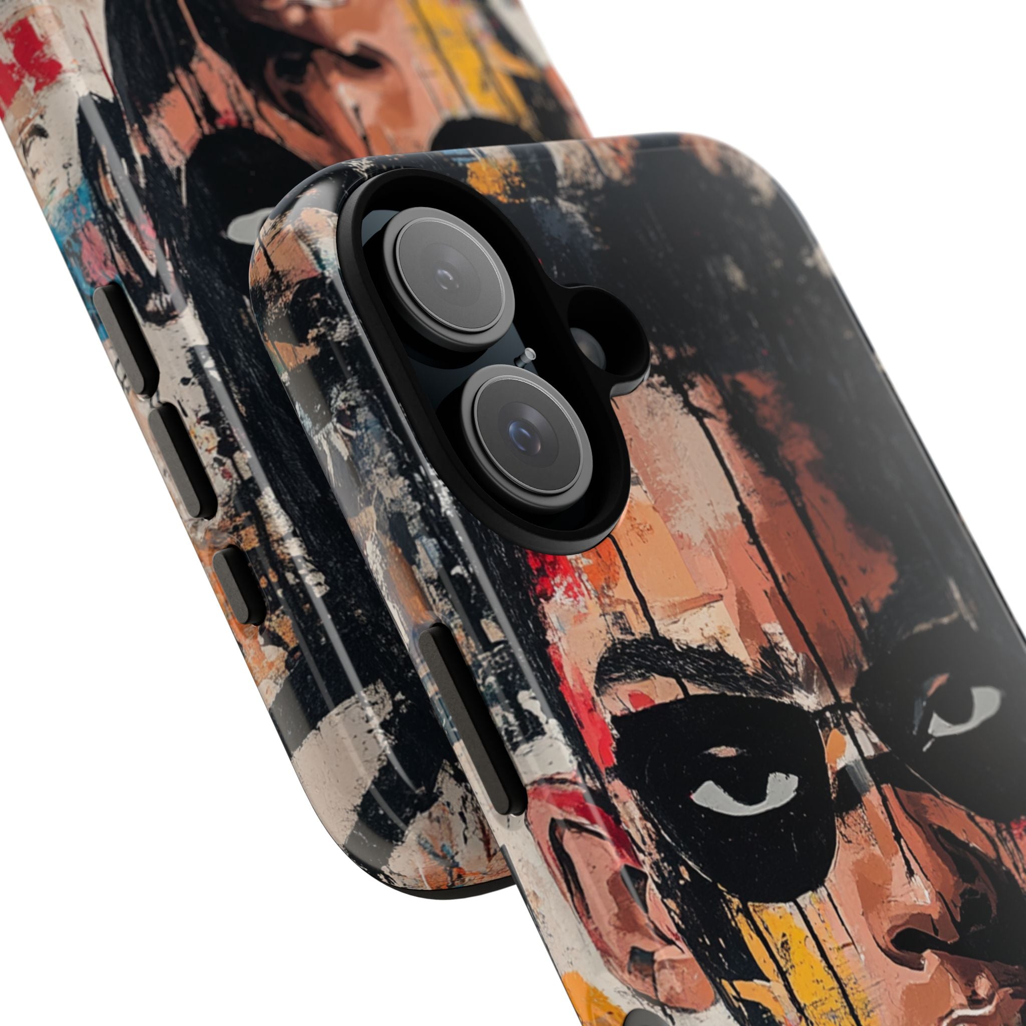 Masked Portrait Drips iPhone 16 Plus Case - Tough