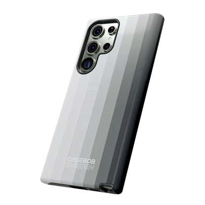 Silver Gradient Stripes Samsung S23 - Tough