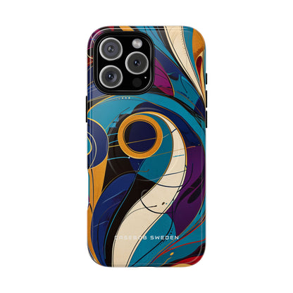 Vintage Vortex Harmony iPhone 16 | Tough+ Phone Case