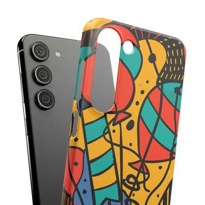 Playful Lines in Motion Samsung S23 - Slim Phone Case