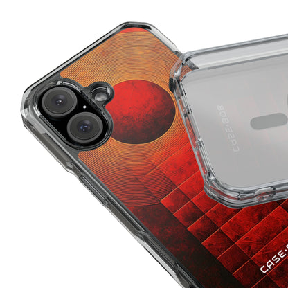 Crimson Orbit iPhone 15 Case - Impact