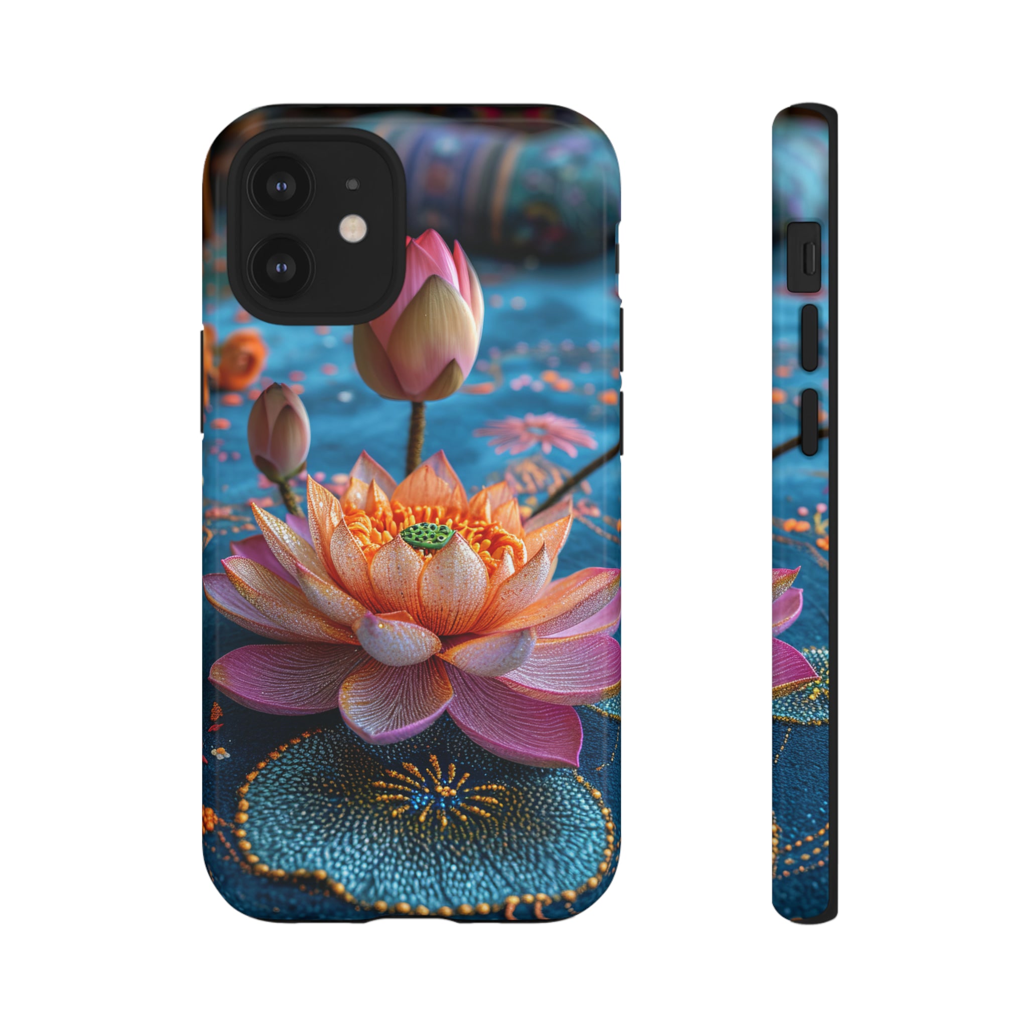 Water Rose Mandala Bliss - Protective Phone Case