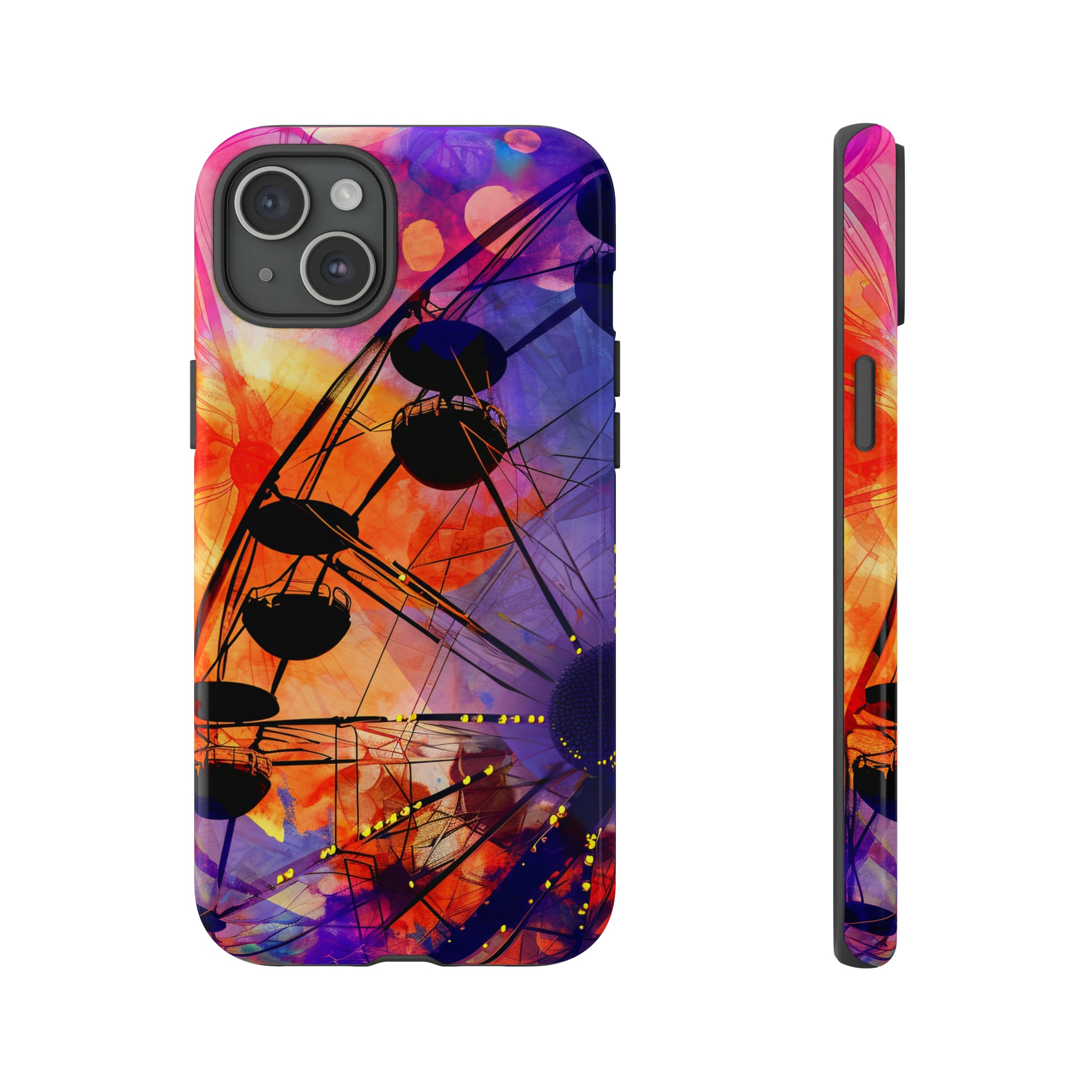 Romantic Ferris Wheel Delight - Protective Phone Case