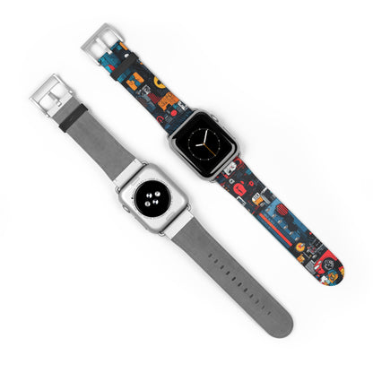 Blue Gaze Mosaic - Watch Band