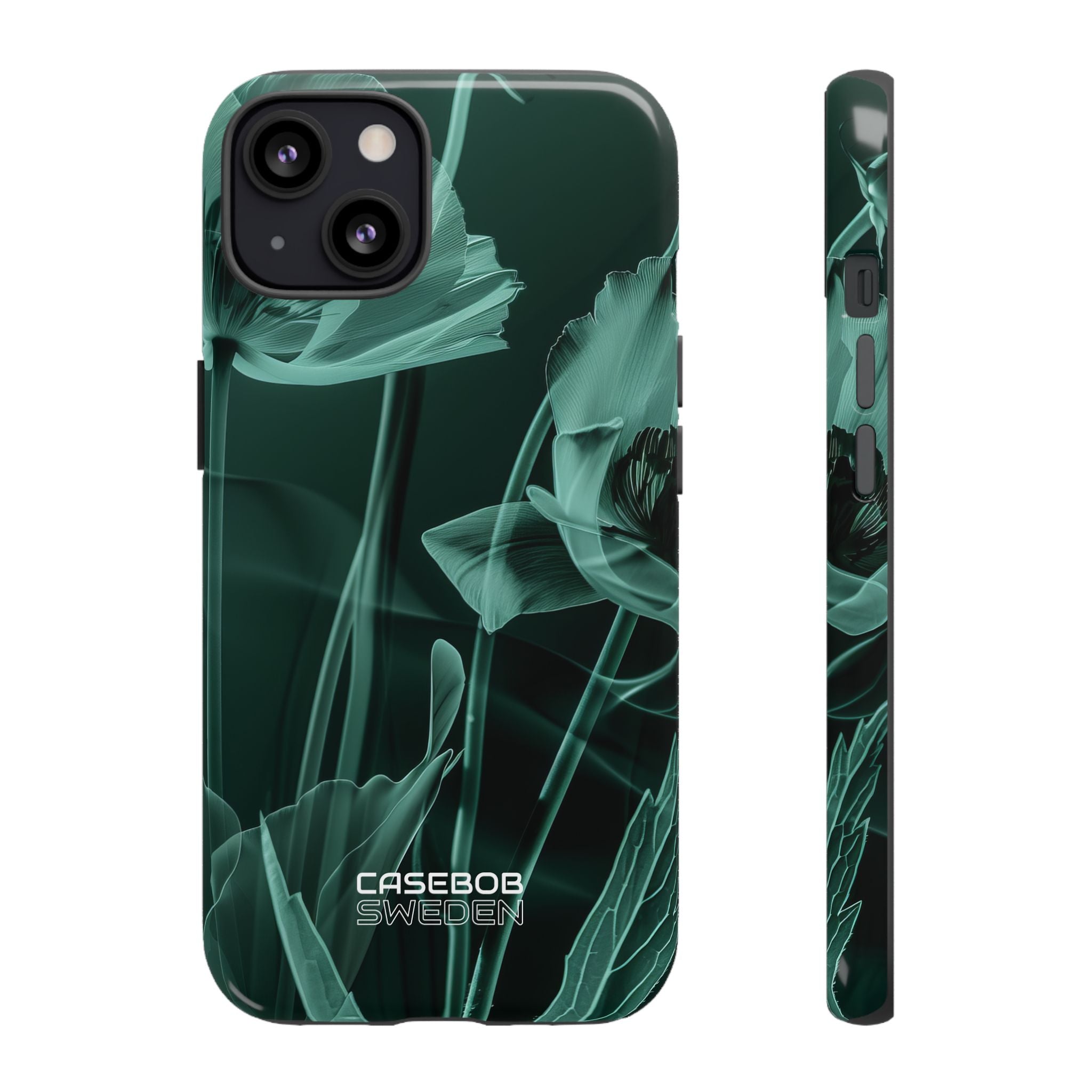Teal Bloom Radiance iPhone 13 - Tough