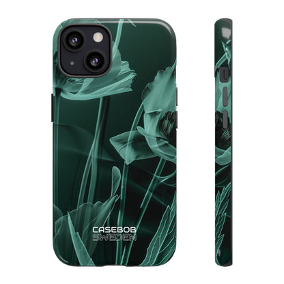 Teal Bloom Radiance iPhone 13 - Tough