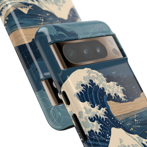 Ocean's Majesty: Ukiyo-e Waves - for Google Pixel 8