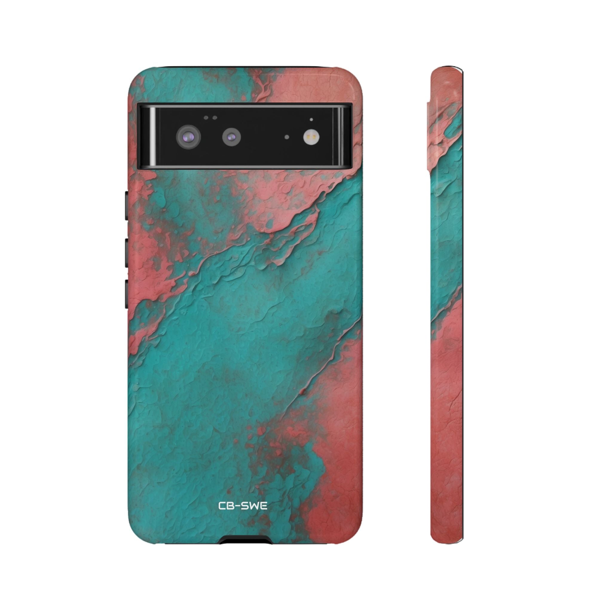 Turbulent Coral Flow - Google Pixel Case