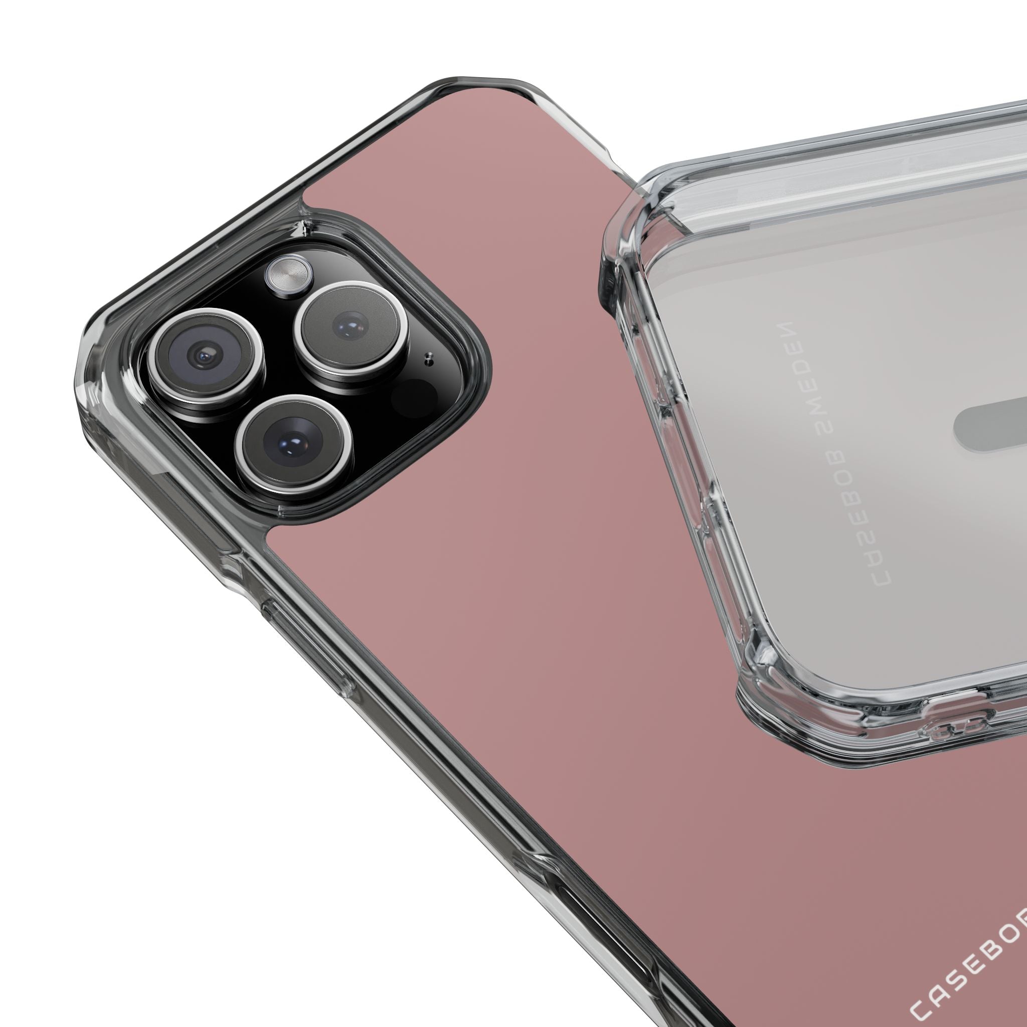 Rosy Brown iPhone 16 - Clear Impact Phone Case