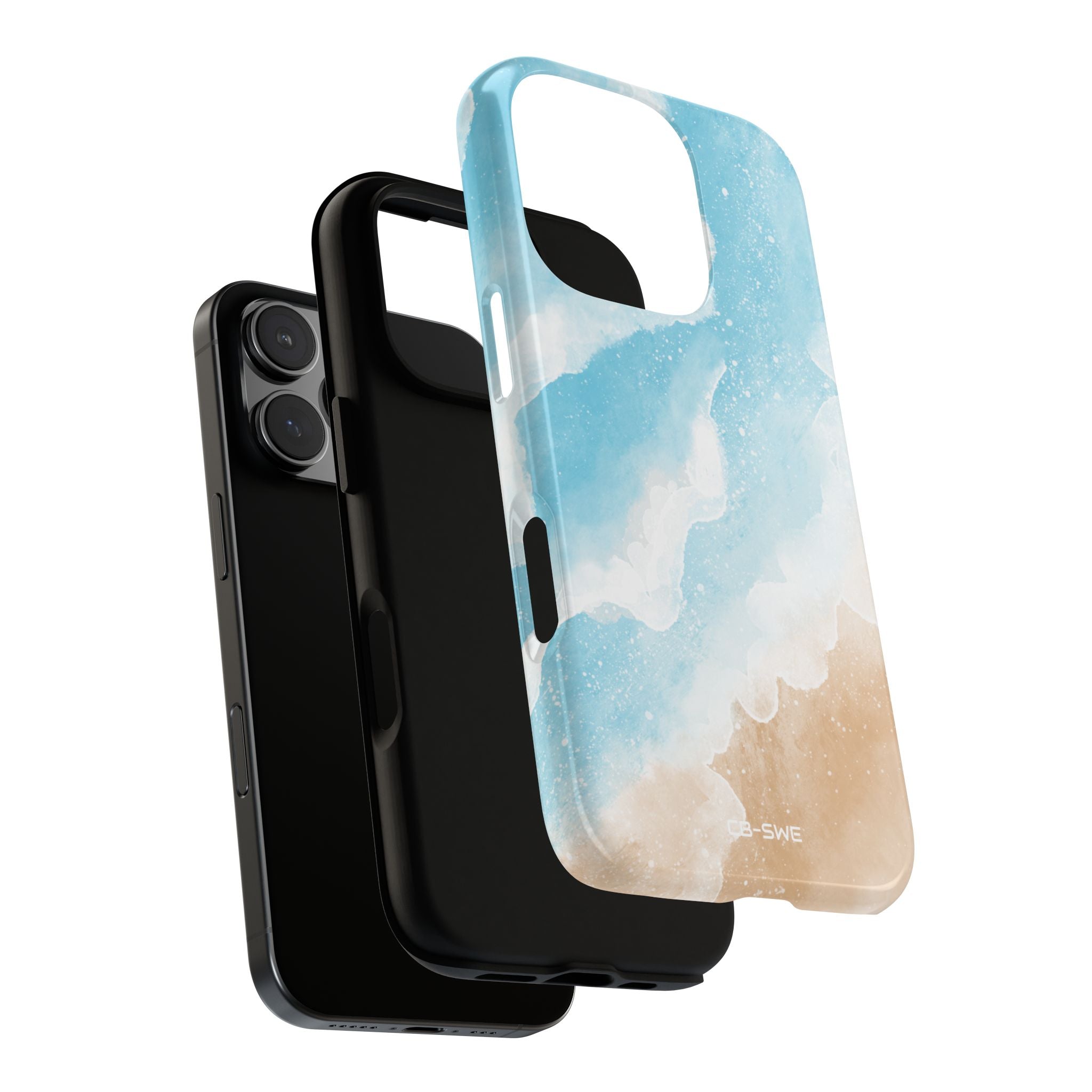 Serene Coastal Whispers - iPhone Case