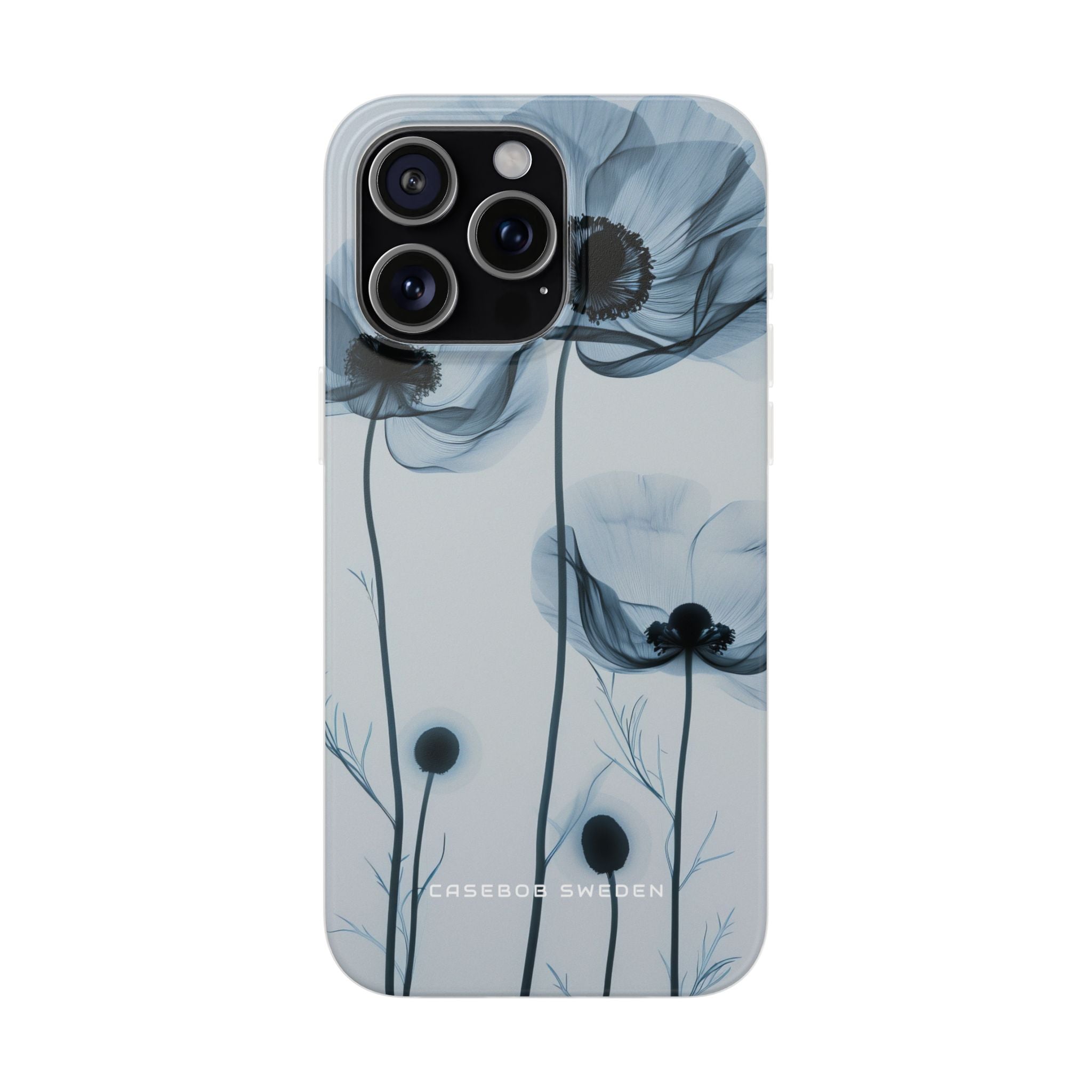 Ethereal X-Ray Flowers iPhone 15 - Flexi Phone Case