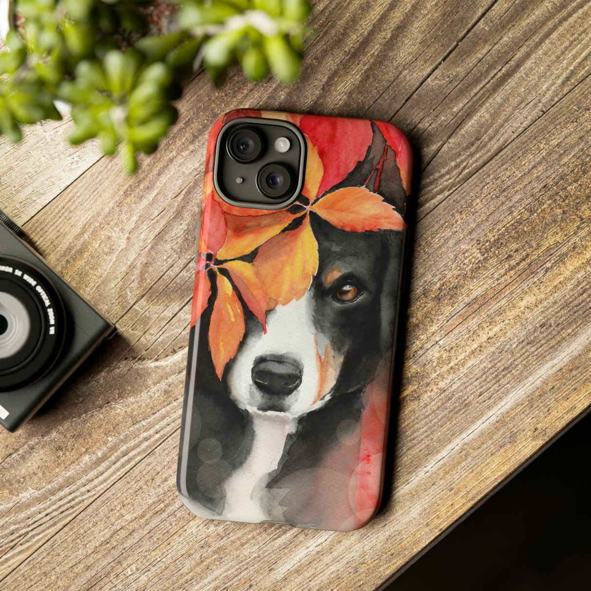 Watercolor Dog - Protective Phone Case