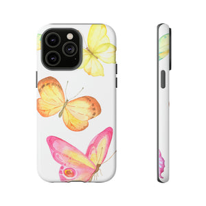 Watercolor Butterflyes - Protective Phone Case