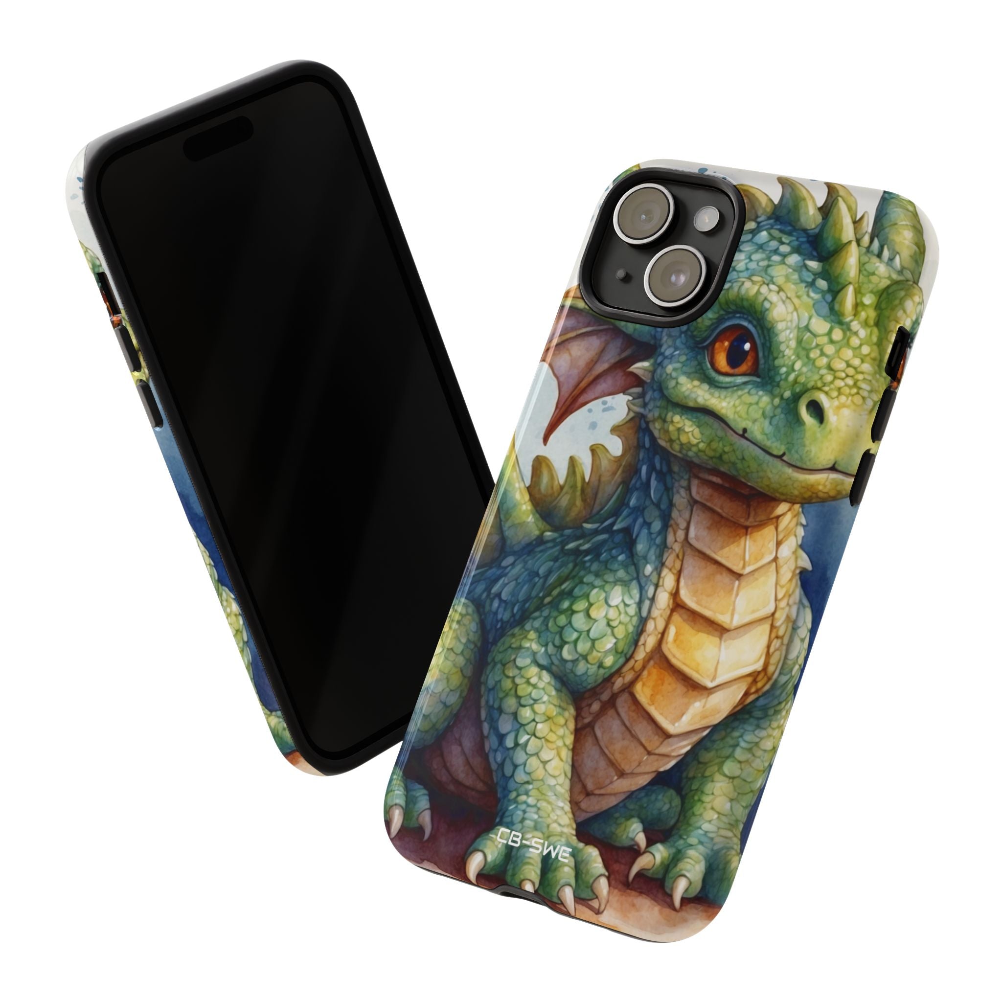 Green Dragon Smiles - iPhone Case