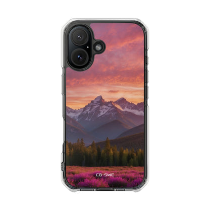 Mountain Peaks Glow iPhone Case - Impact