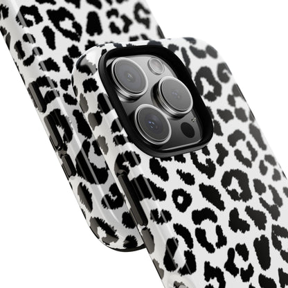 Monochrome Leopard Essence - iPhone Case