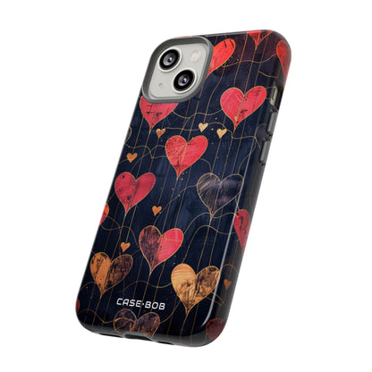 Golden Hearts Network iPhone 14 Case - Tough
