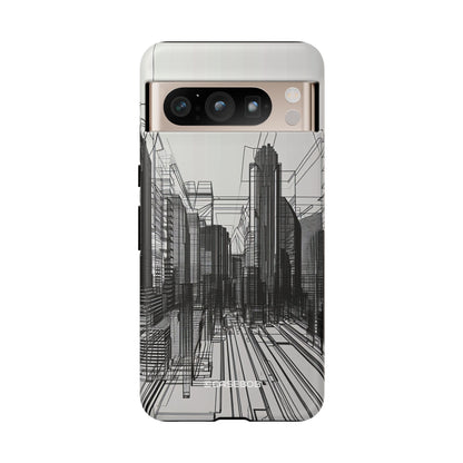 Urban Symphony: Monochromatic Lines - for Google Pixel 8