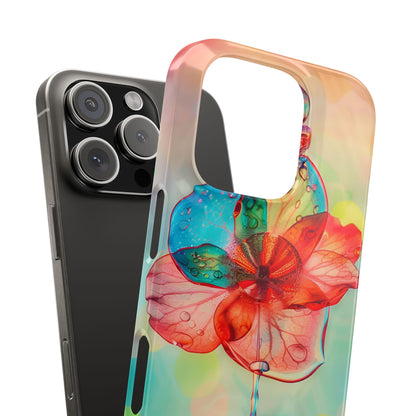 Ethereal Glass Flower iPhone 16 - Slim Phone Case