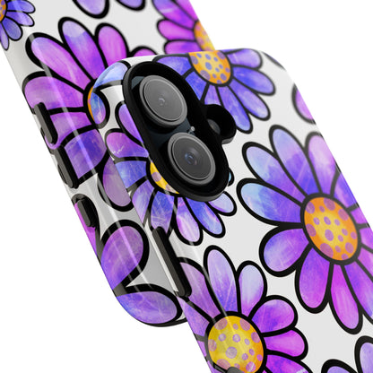 Polka Dot Blooms iPhone 16 Pro Case - Tough