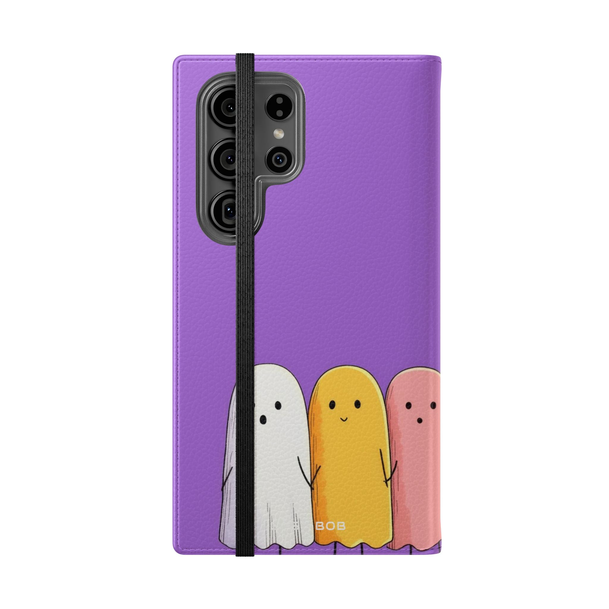 Colorful Ghosts Line - Samsung S23 Ultra Case - Wallet