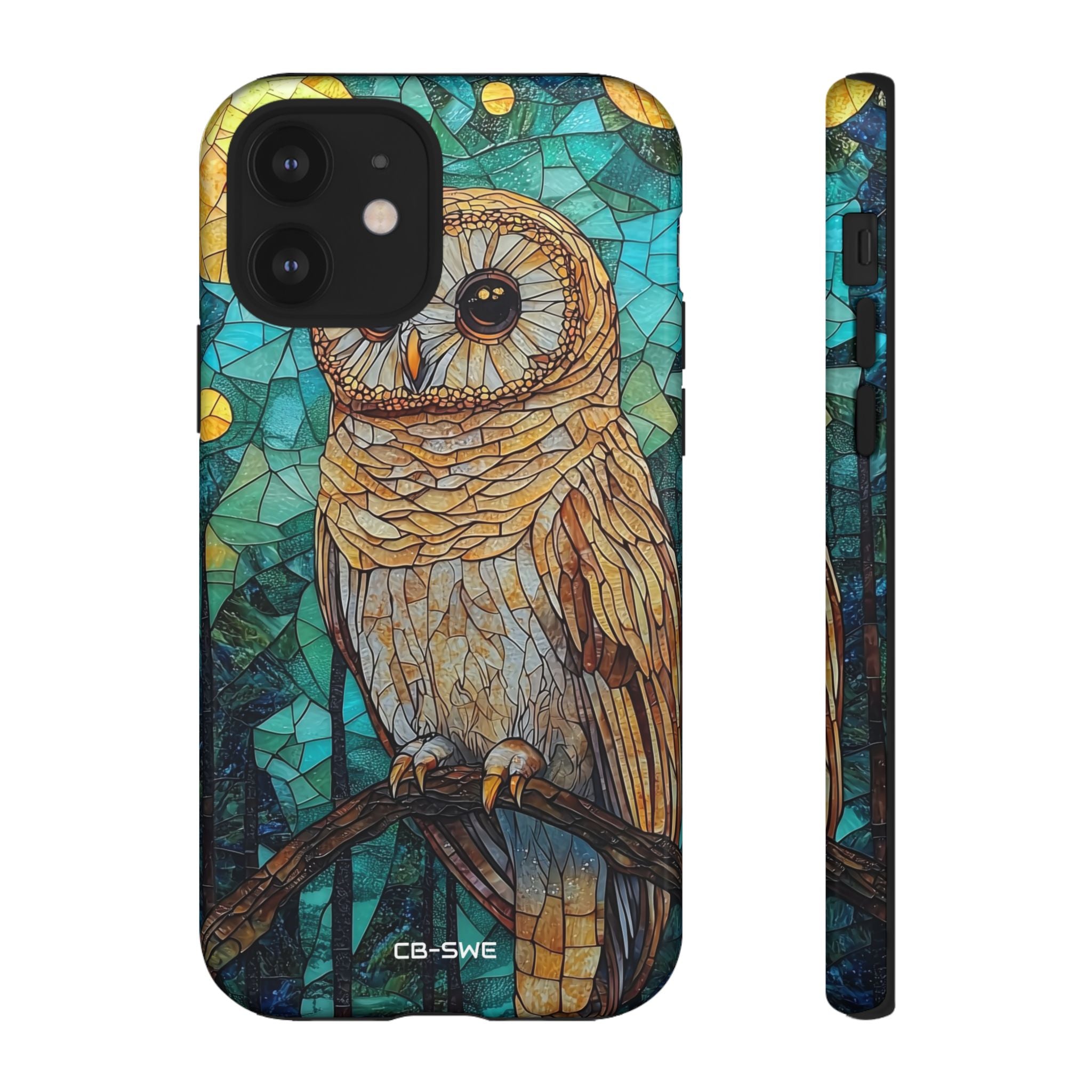 Celestial Owl Gaze - iPhone Case