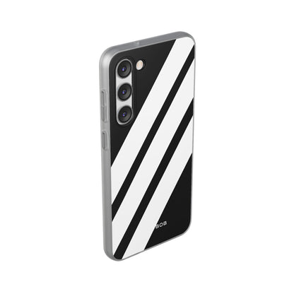 Diagonal Bands Noir Samsung S23 Plus Case - Soft