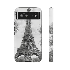 Parisian Monochrome Majesty | Protective Phone Case for Google Pixel