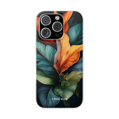 Tropical Leafburst iPhone 16 Pro Case - Soft
