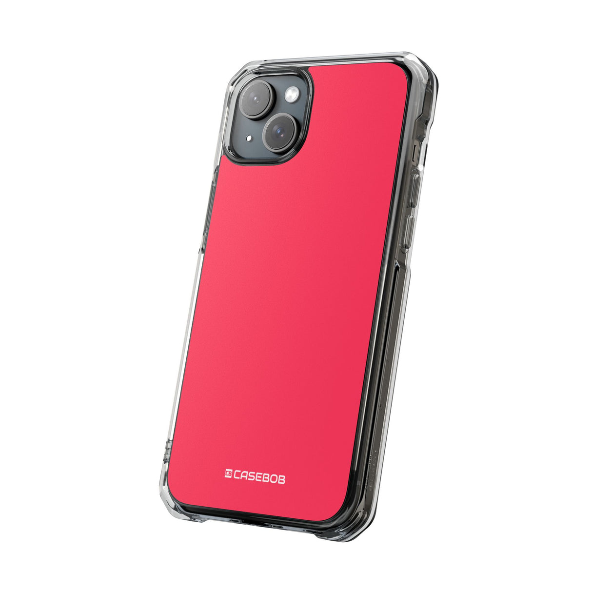 Raspberry Red | Phone Case for iPhone (Clear Impact Case - Magnetic)