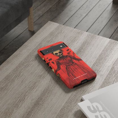 Haunting Scarlet Descent Google Pixel 6 - Tough Phone Case