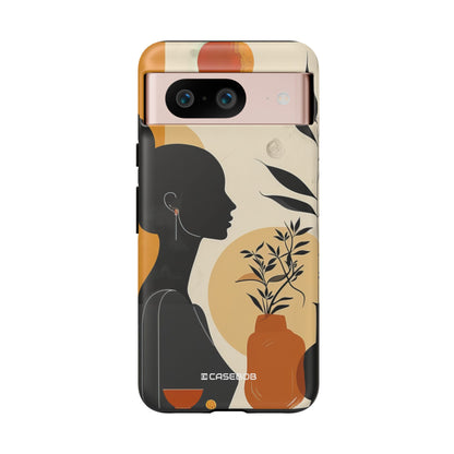 Modern Silhouette Tranquility - Phone Case for Google Pixel