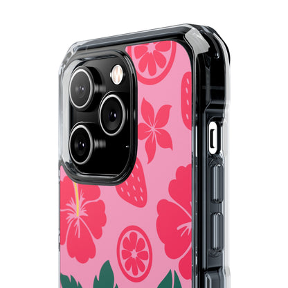 Tropical Hibiscus Harmony iPhone Case - Impact