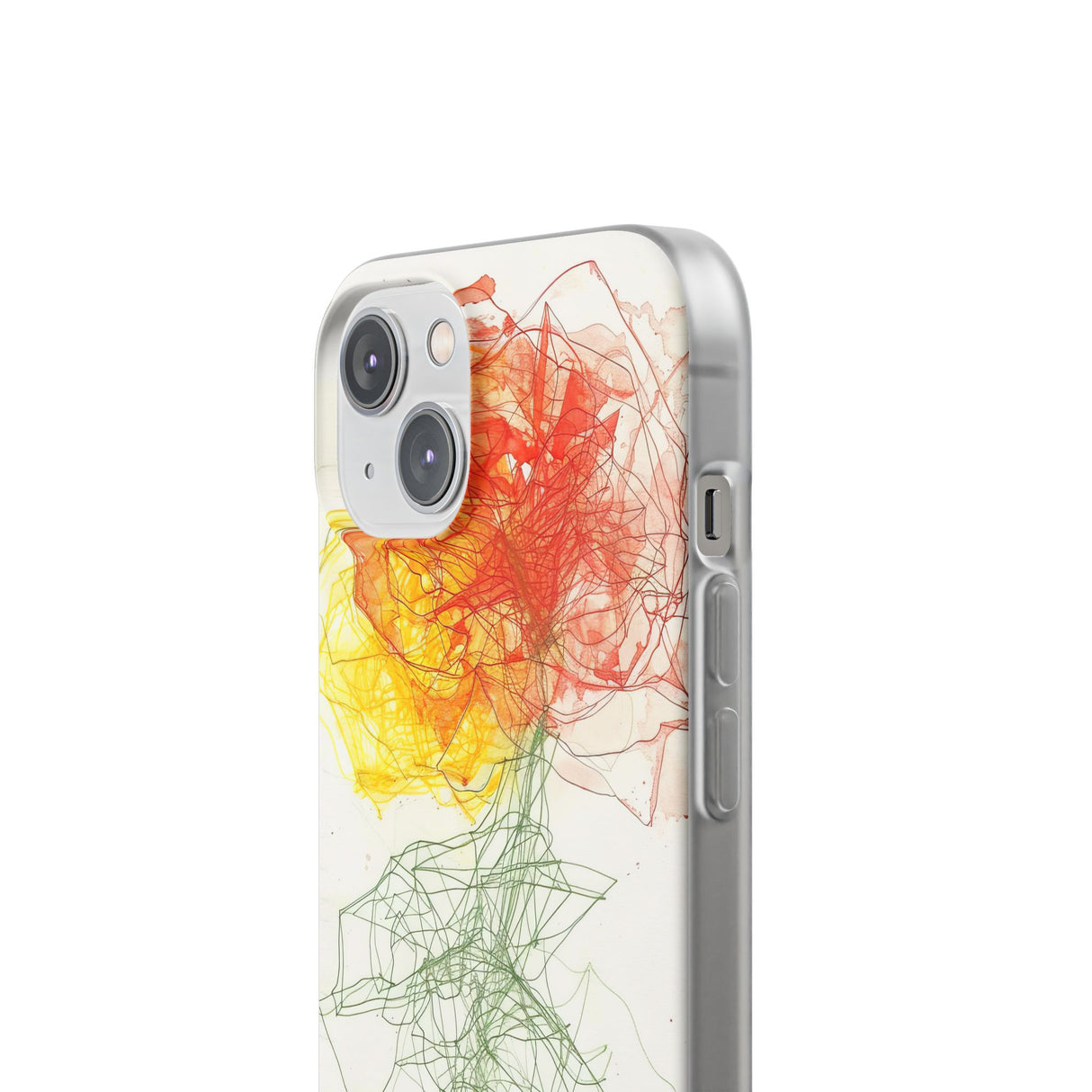 Fiery Blossom | Flexible Phone Case for iPhone