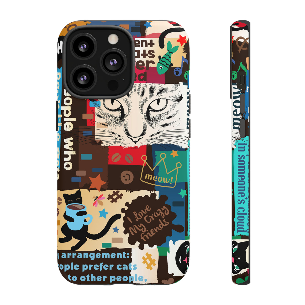 Cat Collage - Protective Phone Case