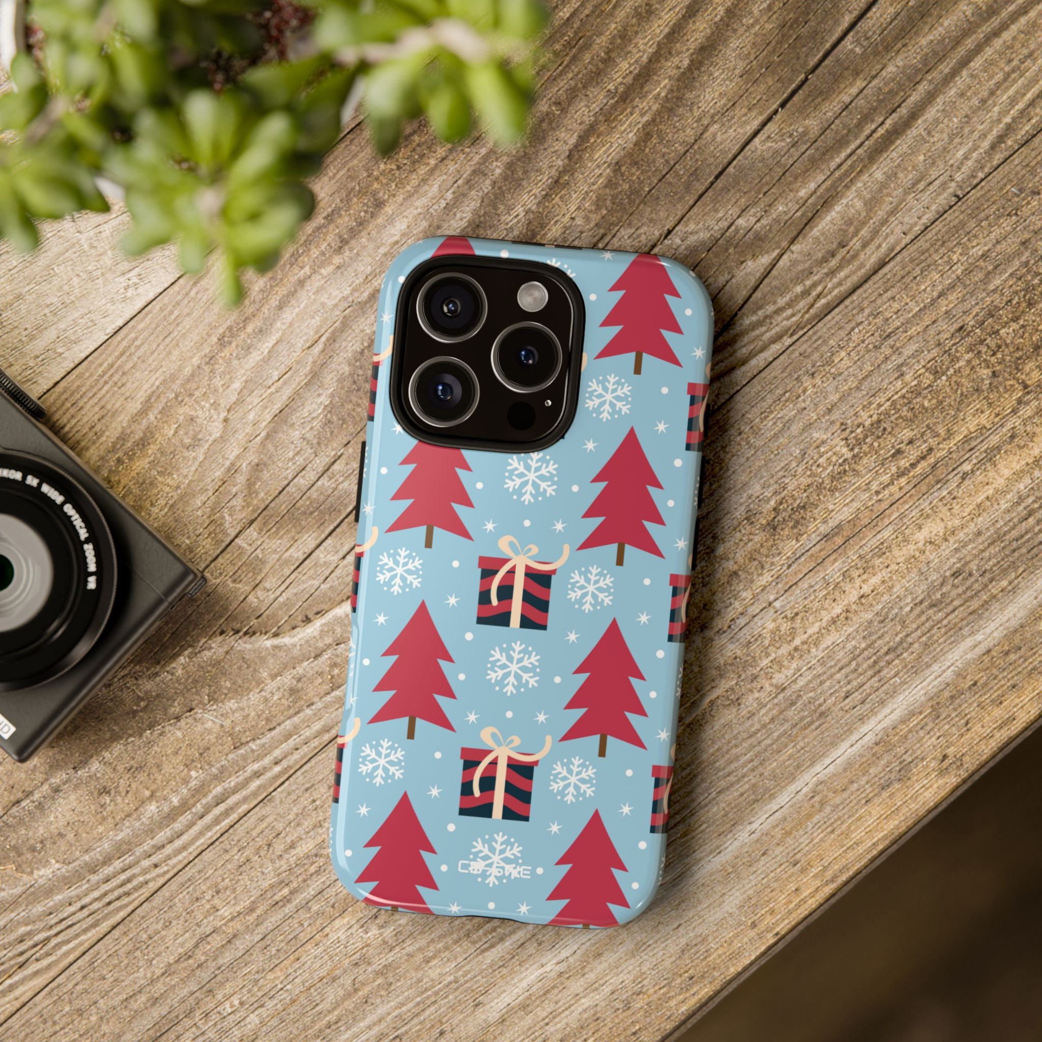 Christmas Trees Shine - iPhone Case