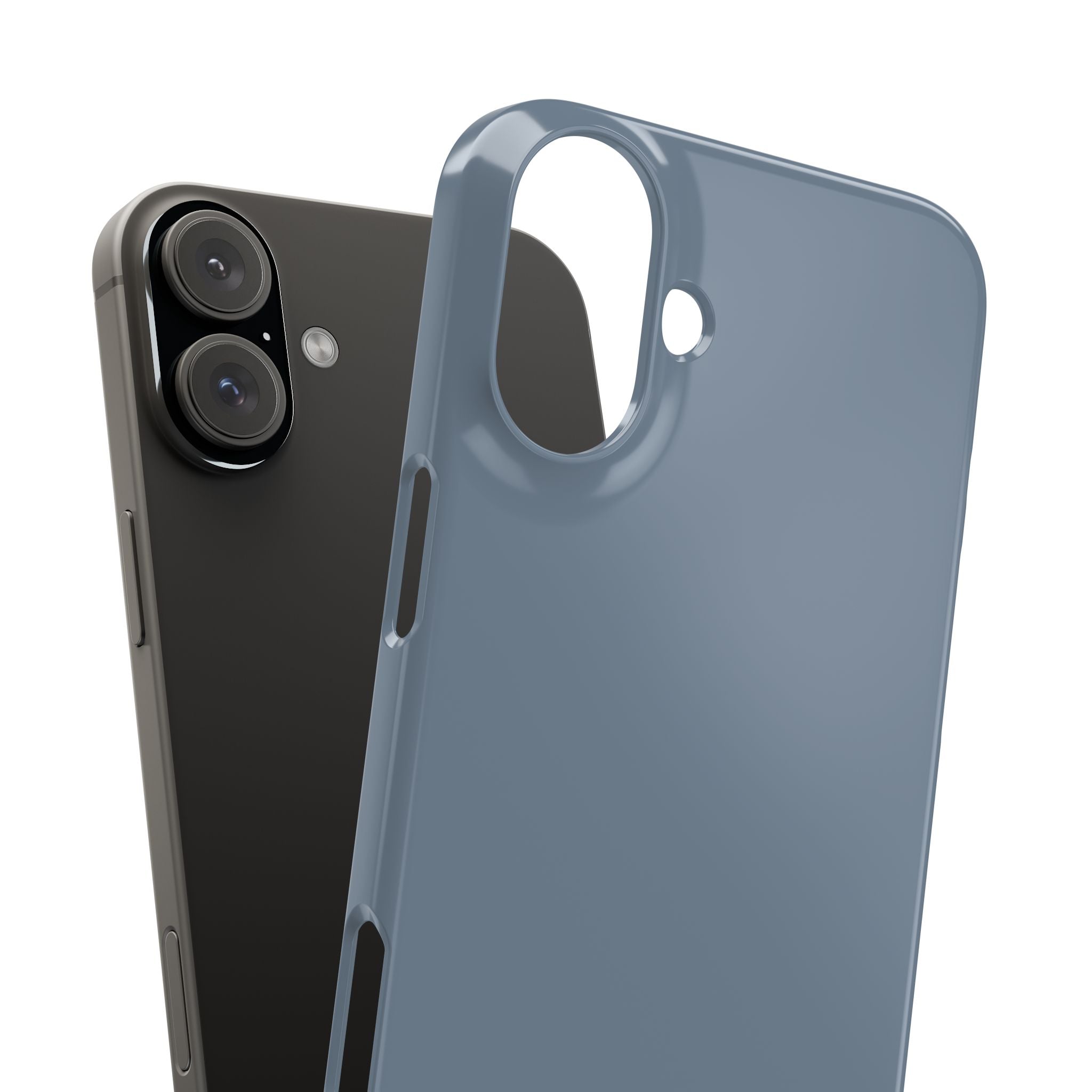 Light Slate Gray iPhone 16 - Slim Phone Case