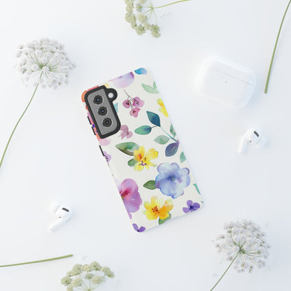 Whimsical Watercolor Florals - Samsung Case