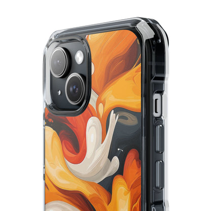 Flaming Swirls iPhone 15 Case - Impact