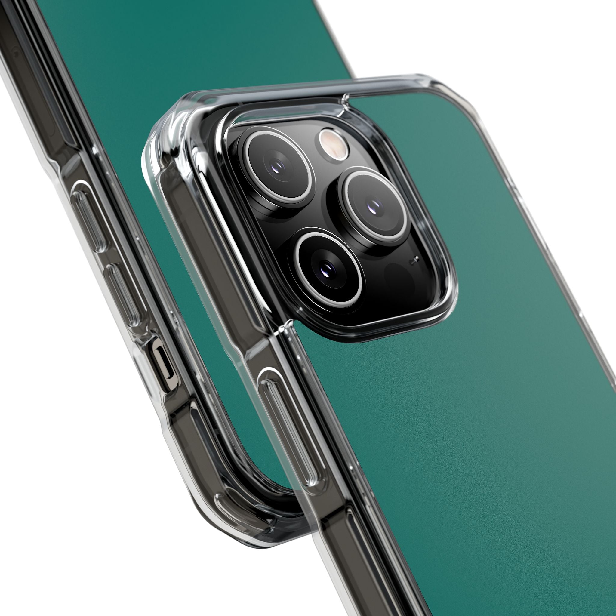 Pine Green - Clear Impact Case for iPhone