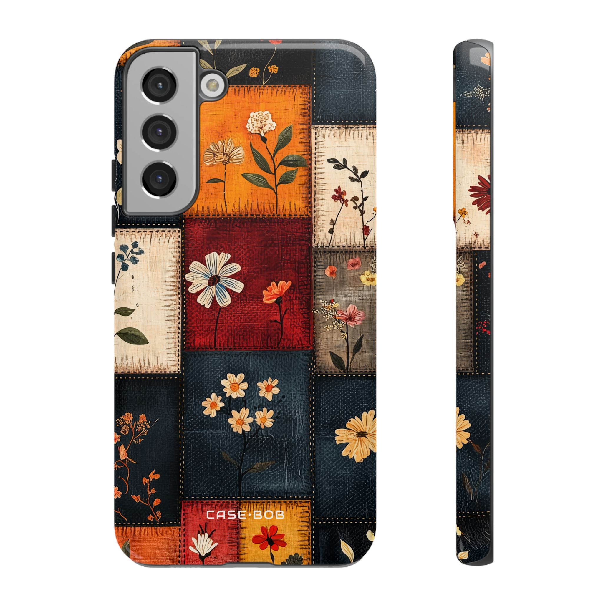 Patchwork Blooms Samsung S22 Plus Case - Tough