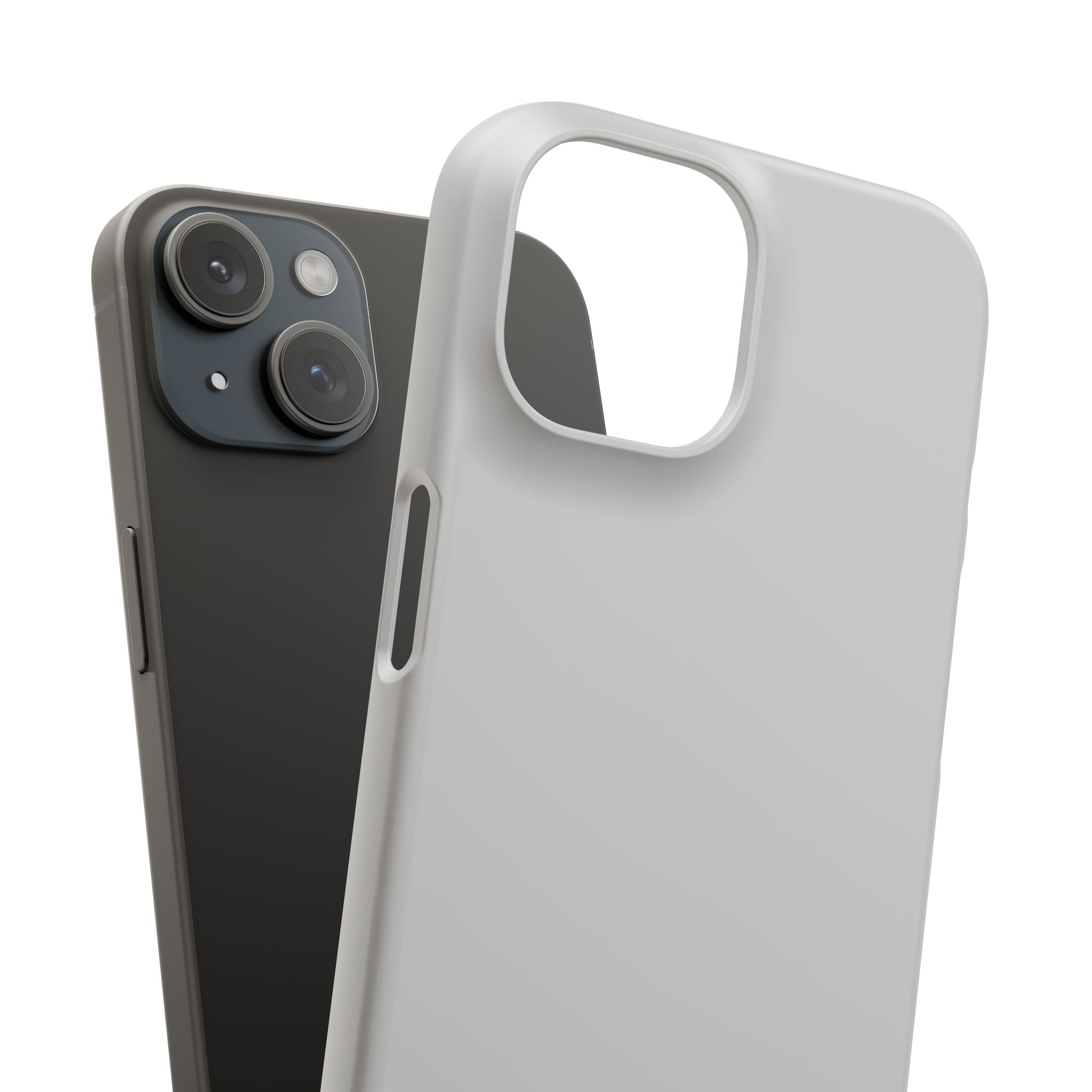 Light Gray iPhone 15 - Slim Phone Case